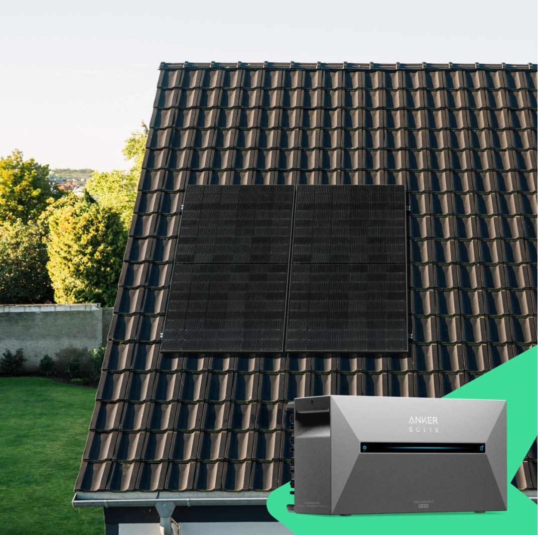 Zonnepaneel Schuin dak | Inclusief Batterij | 2 Stuks