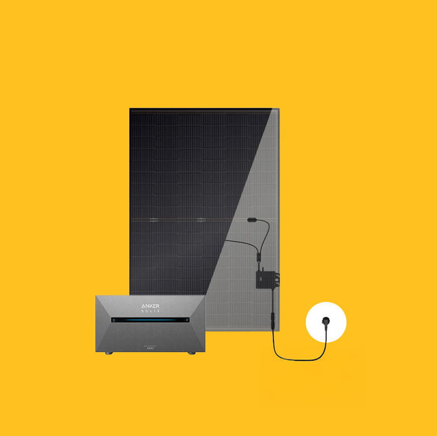 Plug & Play zonnepanelen met thuisbatterij