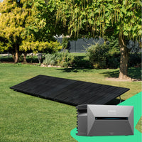Zonnepaneel plat dak / tuin | Inclusief Batterij | 2 Stuks